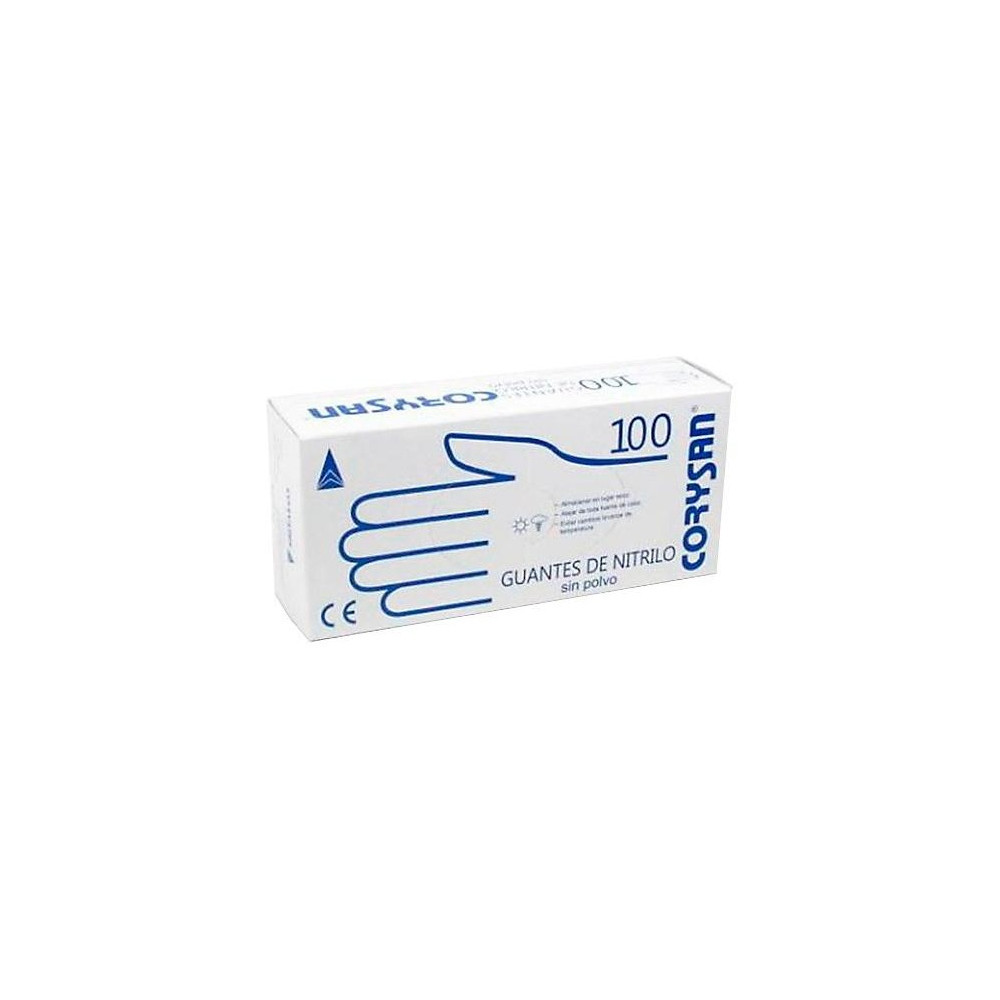 Guantes Corysan Nitrilo T/Peq 100 Und.