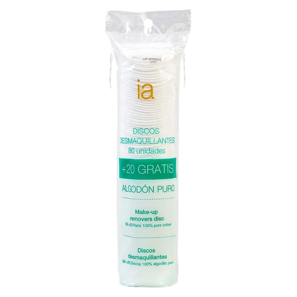 Interapothek Discos Desmaquillantes Algodón 80Uds