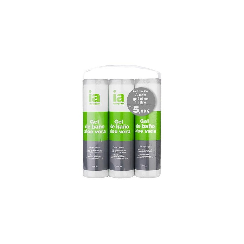 Interapothek Gel De Baño Aloe Vera 3X1L