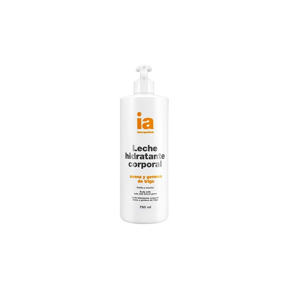 Interapothek Leche Hidratante Corporal Avena 750Ml Con Dosificador