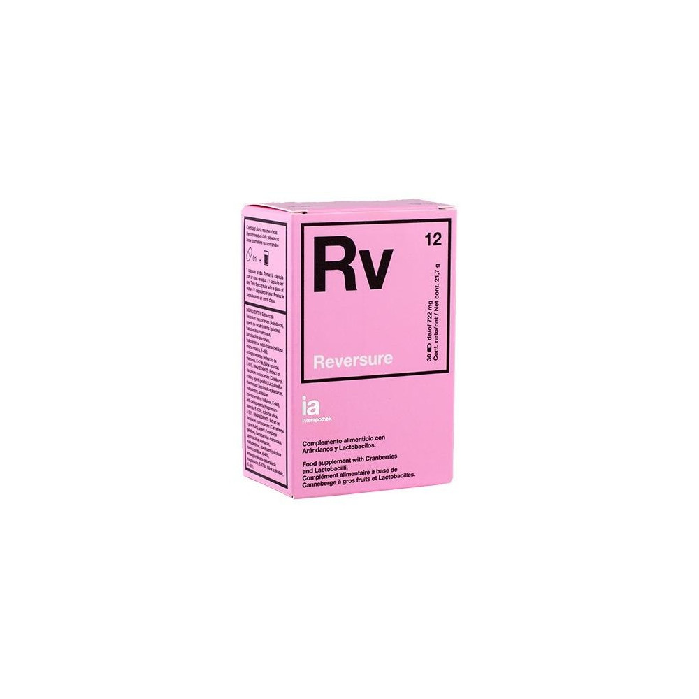 Interapothek Reversure (Infecciones Urinarias) 30 Cápsulas