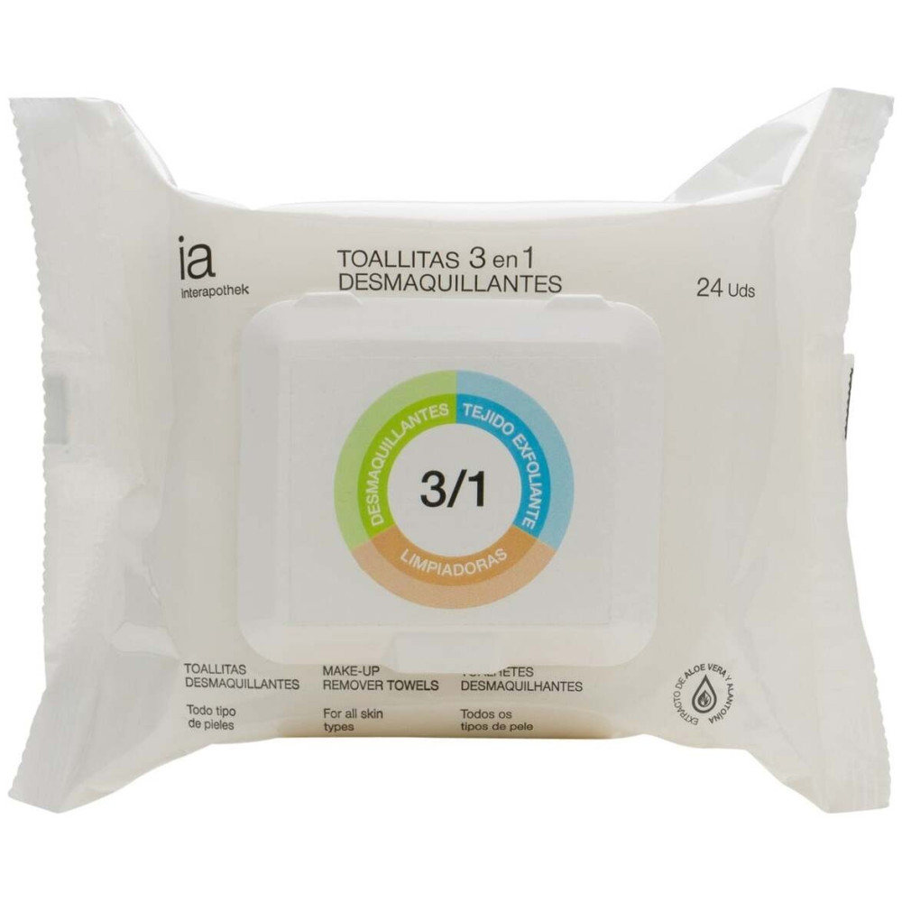 Interapothek Toallitas Desmaquillantes 3 En 1 24Uds