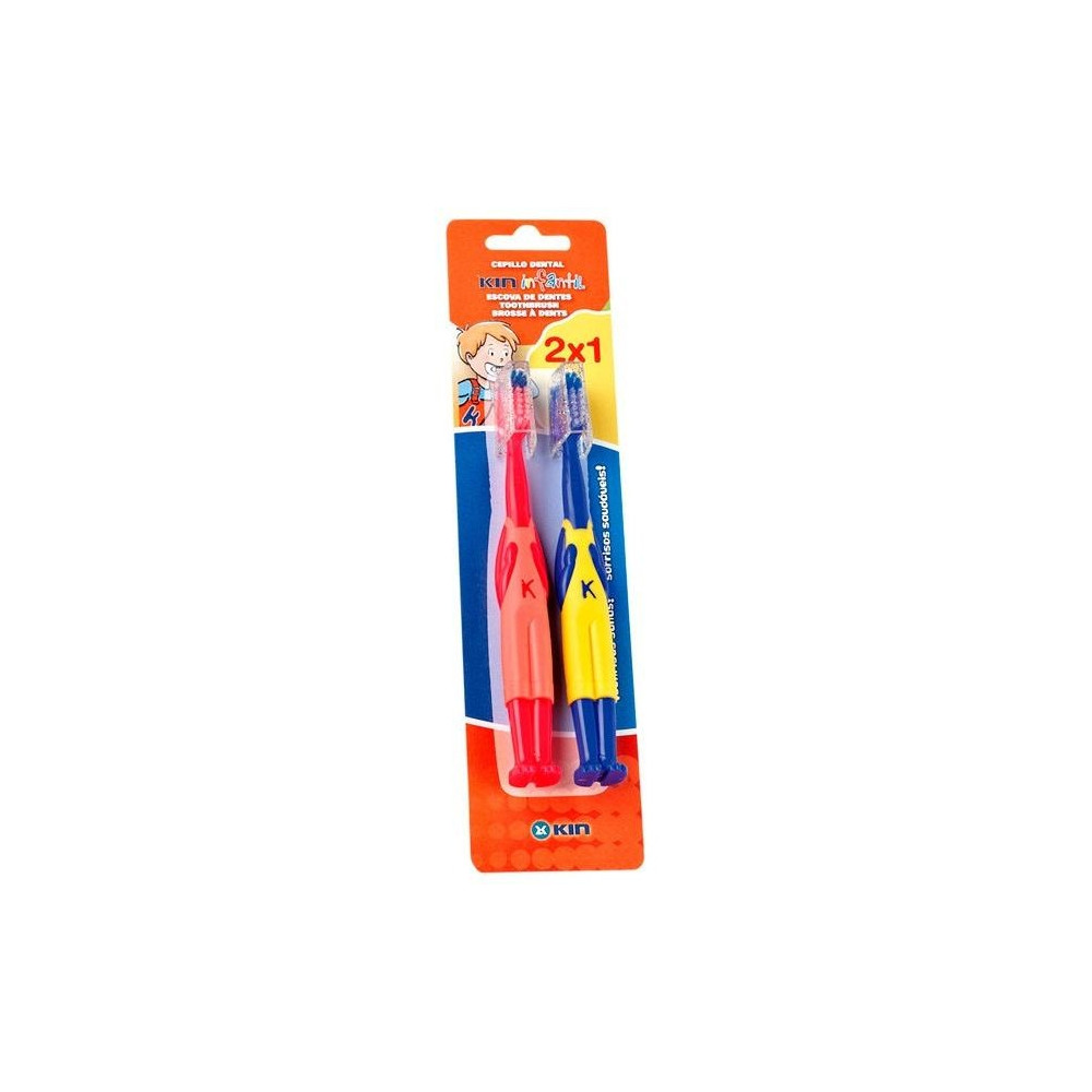 Cepillo Dental Kin Infantil + 3 Años 2X1