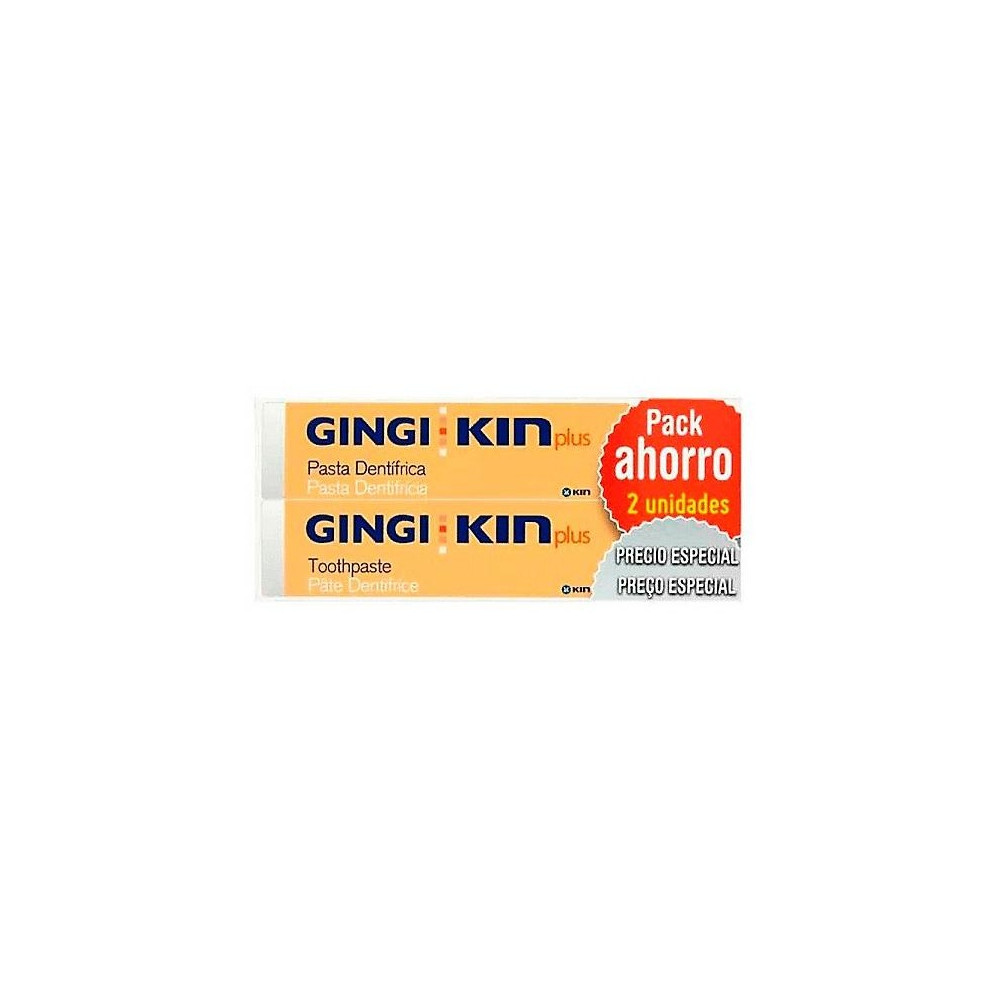Gingikin B5/Plus Pasta Dental Diario Pack 2X125Ml.