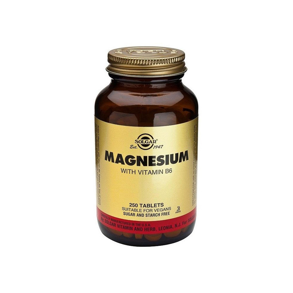 Solgar Magnesio+Vit B6 100 Comprimidos