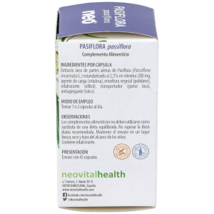 Pasiflora Microgranulos 45Caps Neovital
