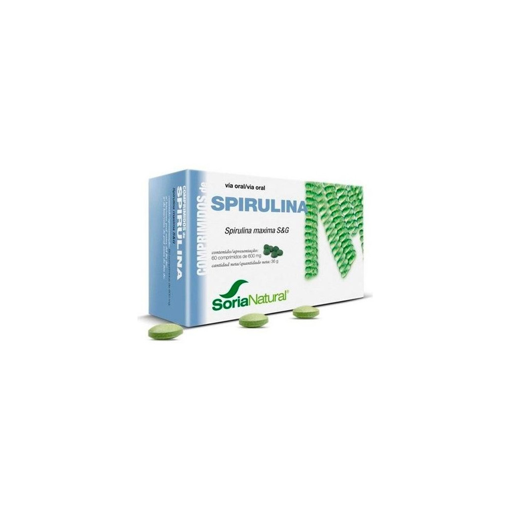 Soria Natural Spirulina 60 Comprimidos