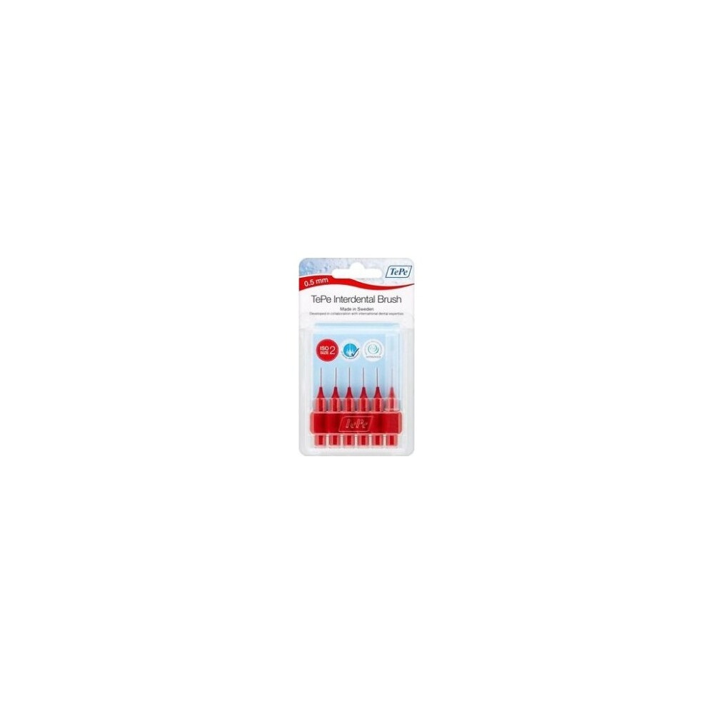 Tepe® Cepillo Interdental 0_5Mm Rojo