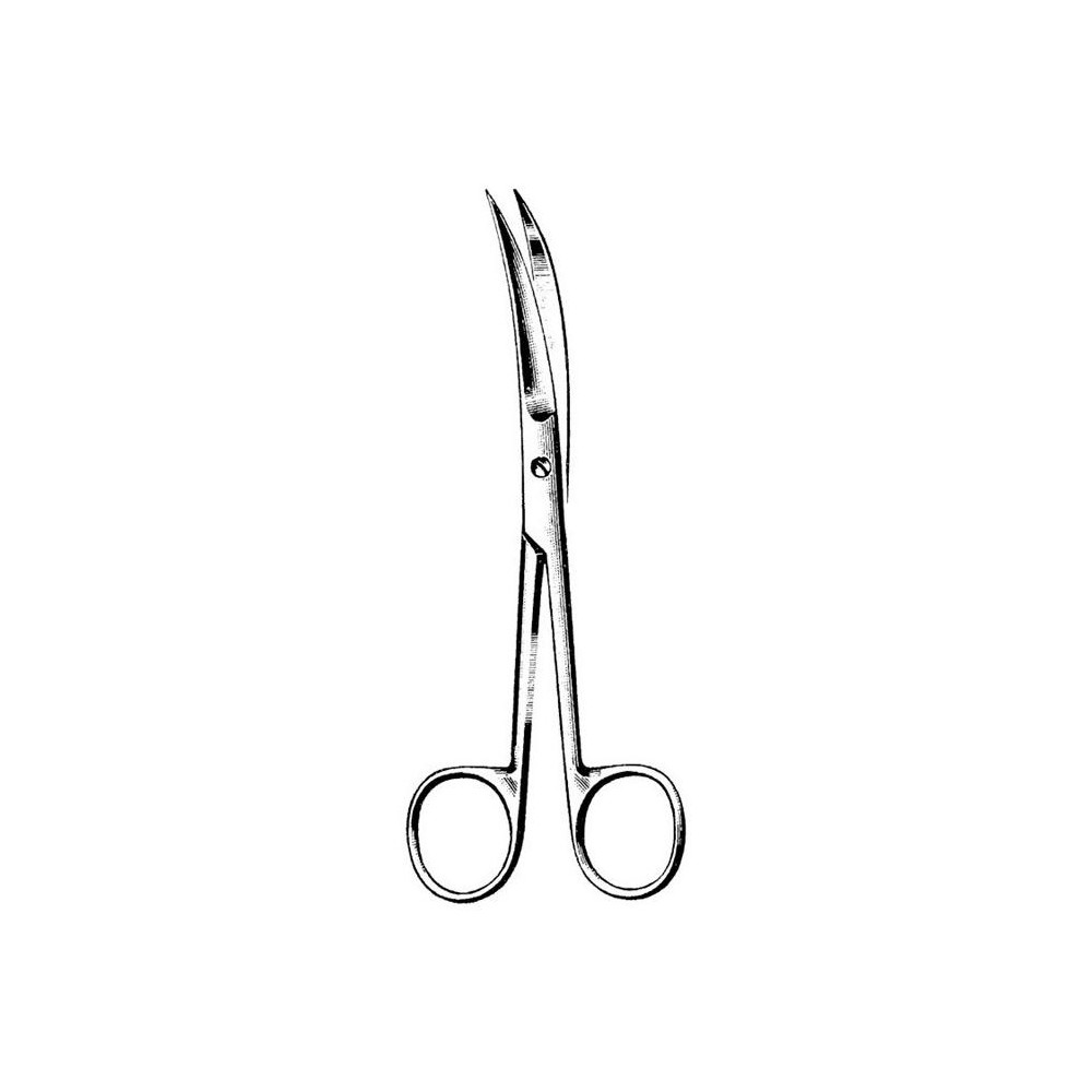 Corysan Tijera Curva Inoxidable 14Cm 1Ud