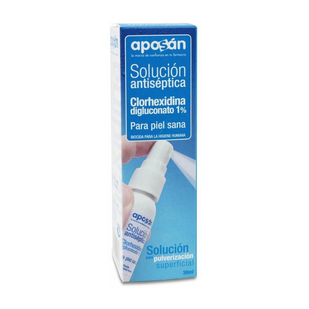 Aposan Clorhexidina Digluconato 1 % Pulverizador 30Ml