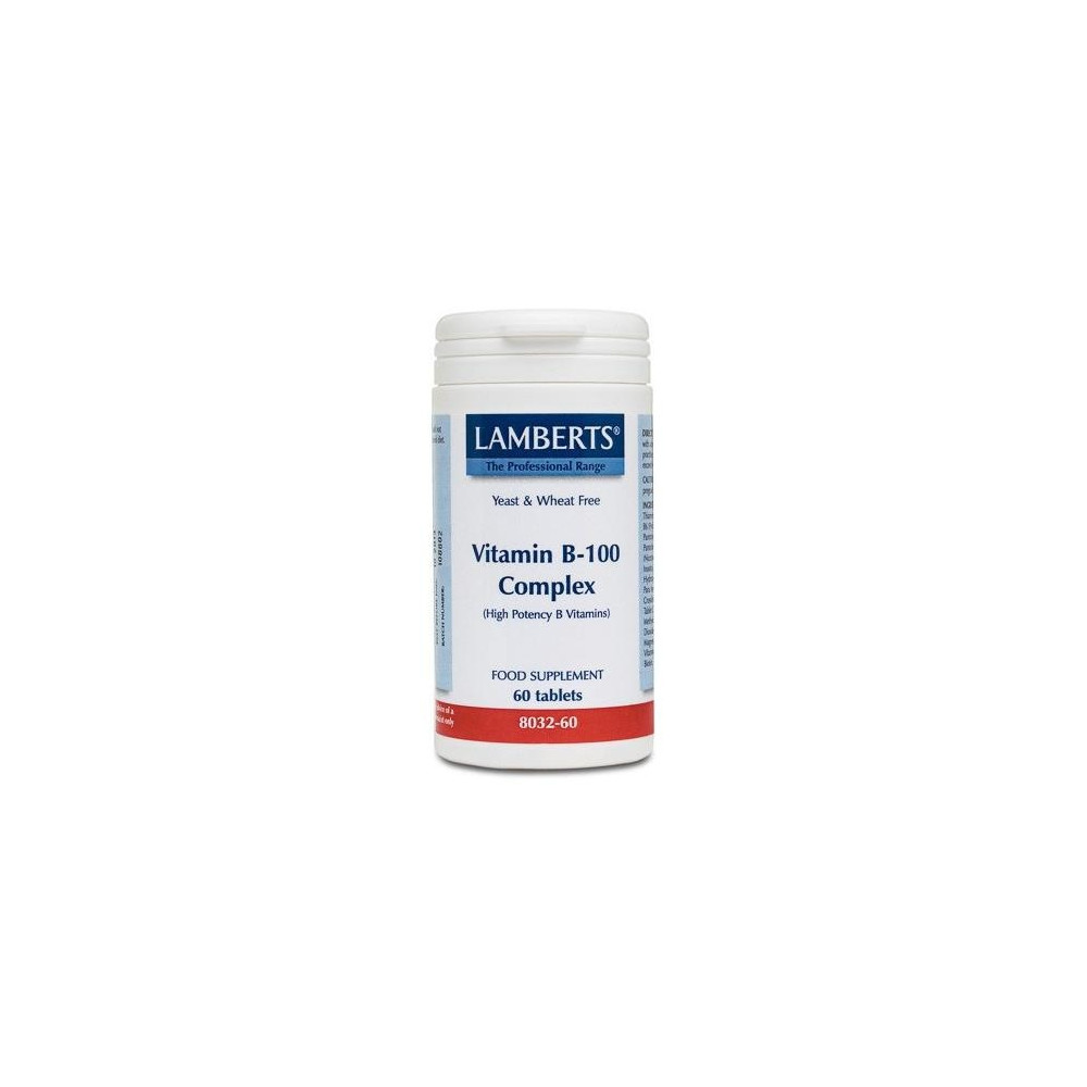 Vitamin B100 Complex 60Tab 8032 Lamberts