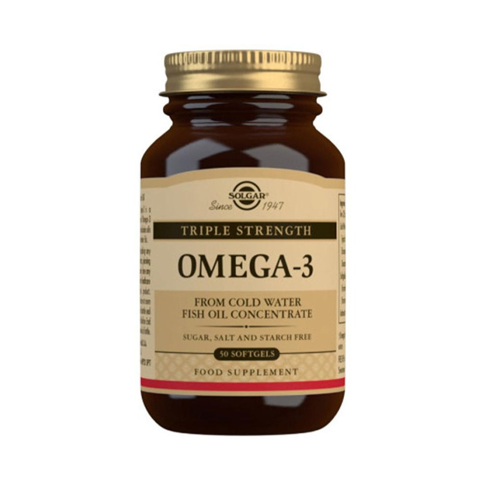 Solgar Omega 3 Triple Conc 50 Cápsulas Blandas