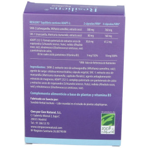 Cien Por Cien Natural Resiliens Equilibrio 60Caps