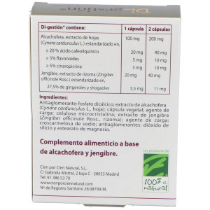 Cien Por Cien Natural Di-Gestion 30 Capsulas