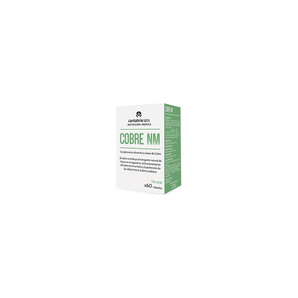 Nm Cobre 250 Mg, 60 Cápsulas