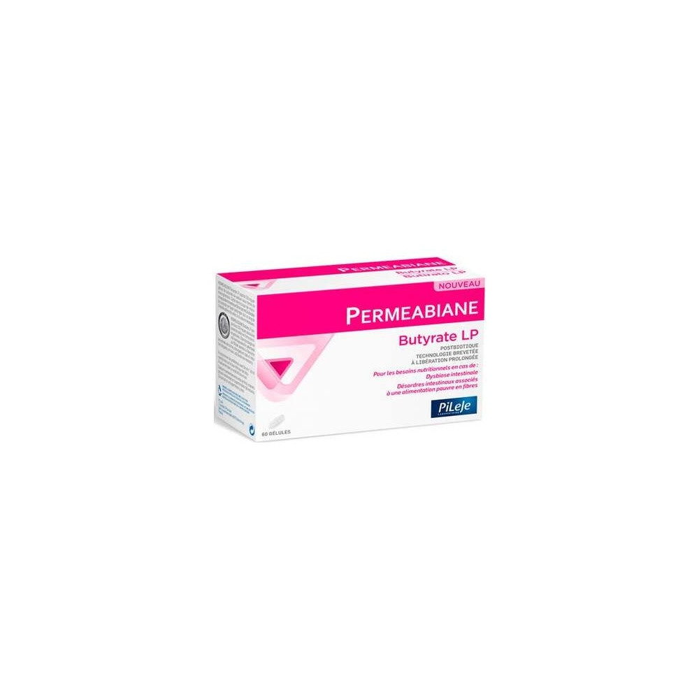 Pileje Permeabiane Butirato Lp 60 Cápsulas