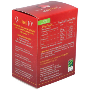 100% Natural Quinol 10 90Cápsulas De 50Mg De Ubiquinol