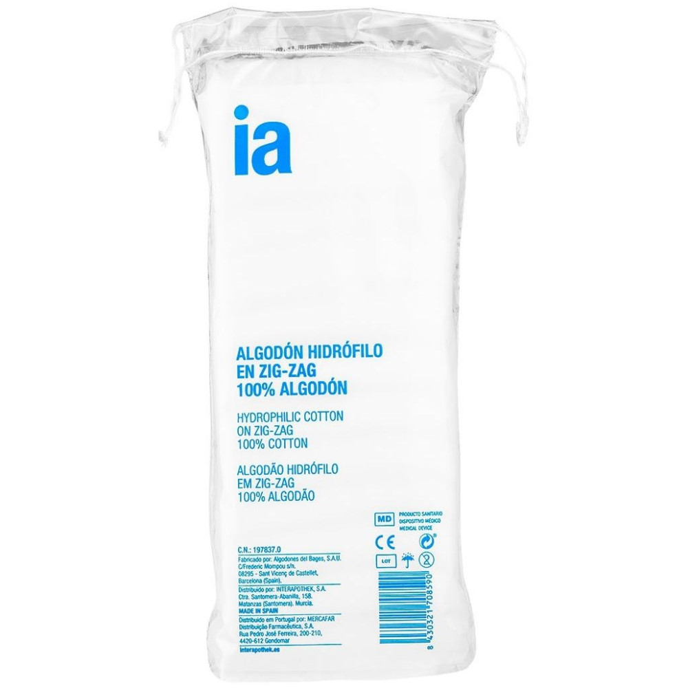 Interapothek Algodón Zig-Zag 100 Gramos