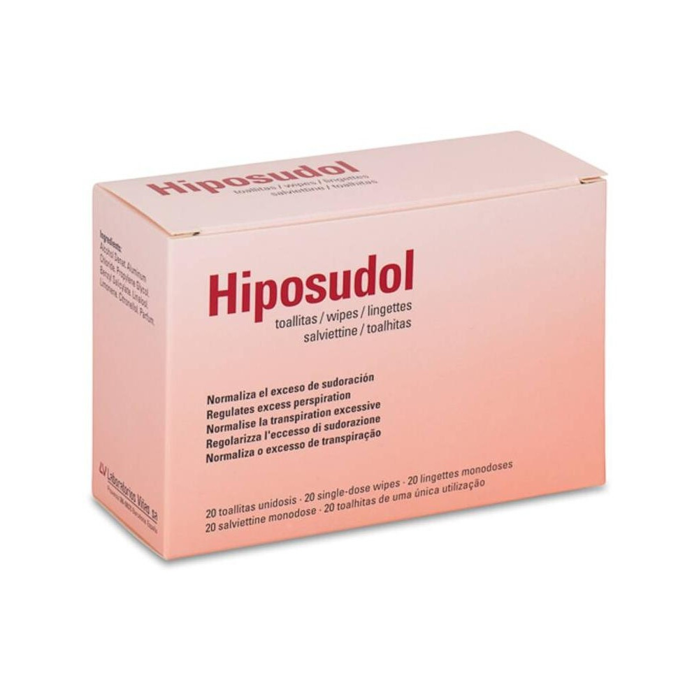 Hiposudol 20 Sobres Con Toallitas