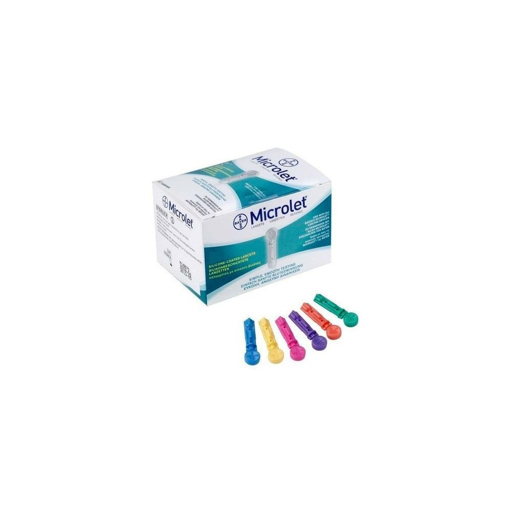 Microlet Lancetas Colores 25Und Bayer