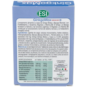 Trepatdiet Ginkgomax Memory 30 Tabletas