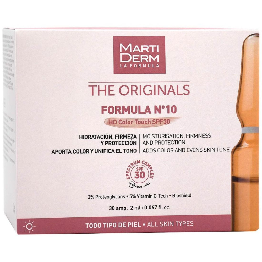 Martiderm The Originals Formula Nº10 Hd Color Touch Spf30 30 Ampollas