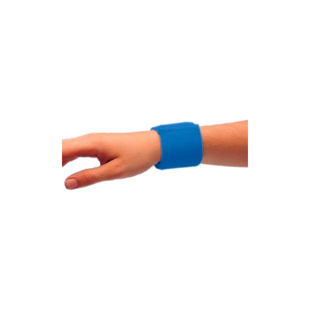 Muñequera De Velcro Color Azul Corysan