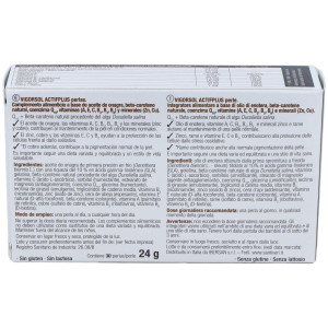 Santiveri Vigorsol Active Plus Para Activar El Bronceado 30 Perlas