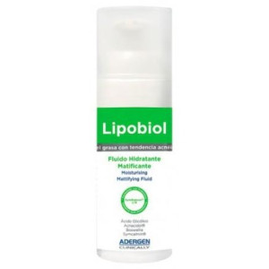 Adergen Lipobiol Fluido Hidratante Para Piel Grasa Y Acneica 50Ml