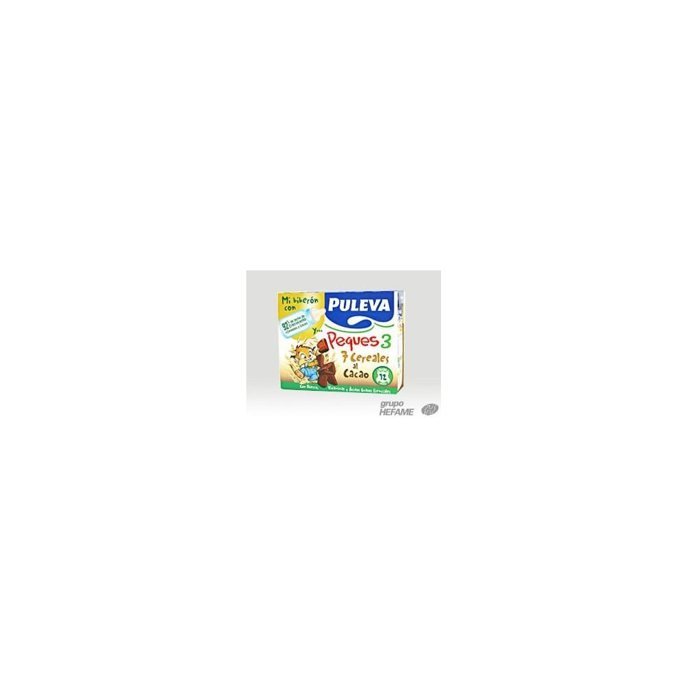 Puleva Peques 3 Con 7 Cereales Y Cacao Pack 3X200Ml