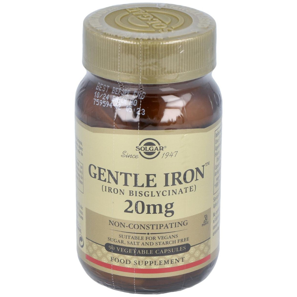 Hierro Gentletm Hierro Bisglicinato 90 Cápsulas Vegetales