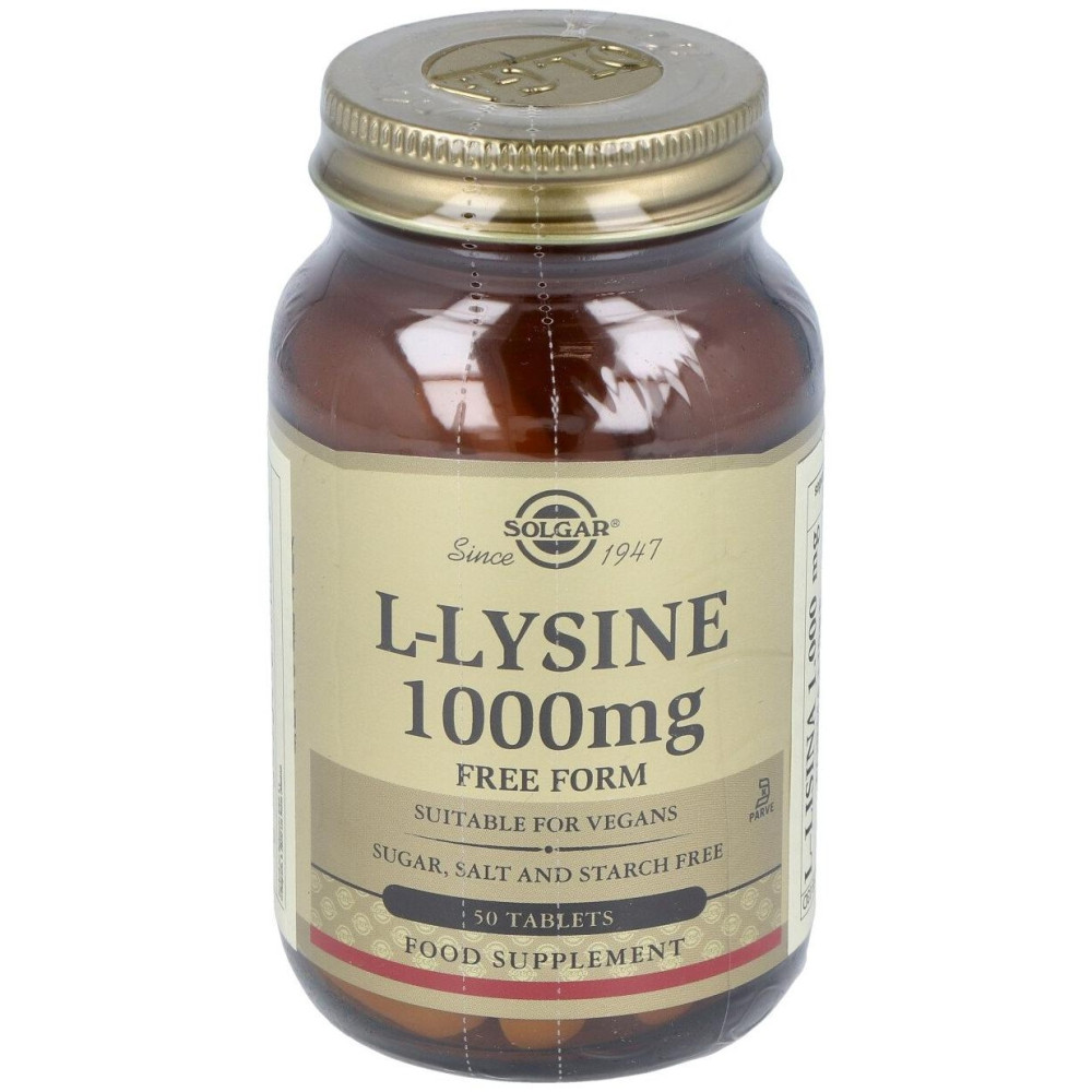 Solgar L-Lisina 1000Mg 50 Comprimidos