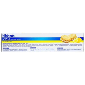 Bimanán Entre Horas Galletas Sabor Limón, 12 Uds