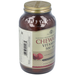 Solgar Vitamina C 500Mg Masticable Sabor Arándano Y Frambuesa 90Comp