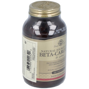 Solgar Beta-Caroteno 100% 7Mg 180 Cápsulas