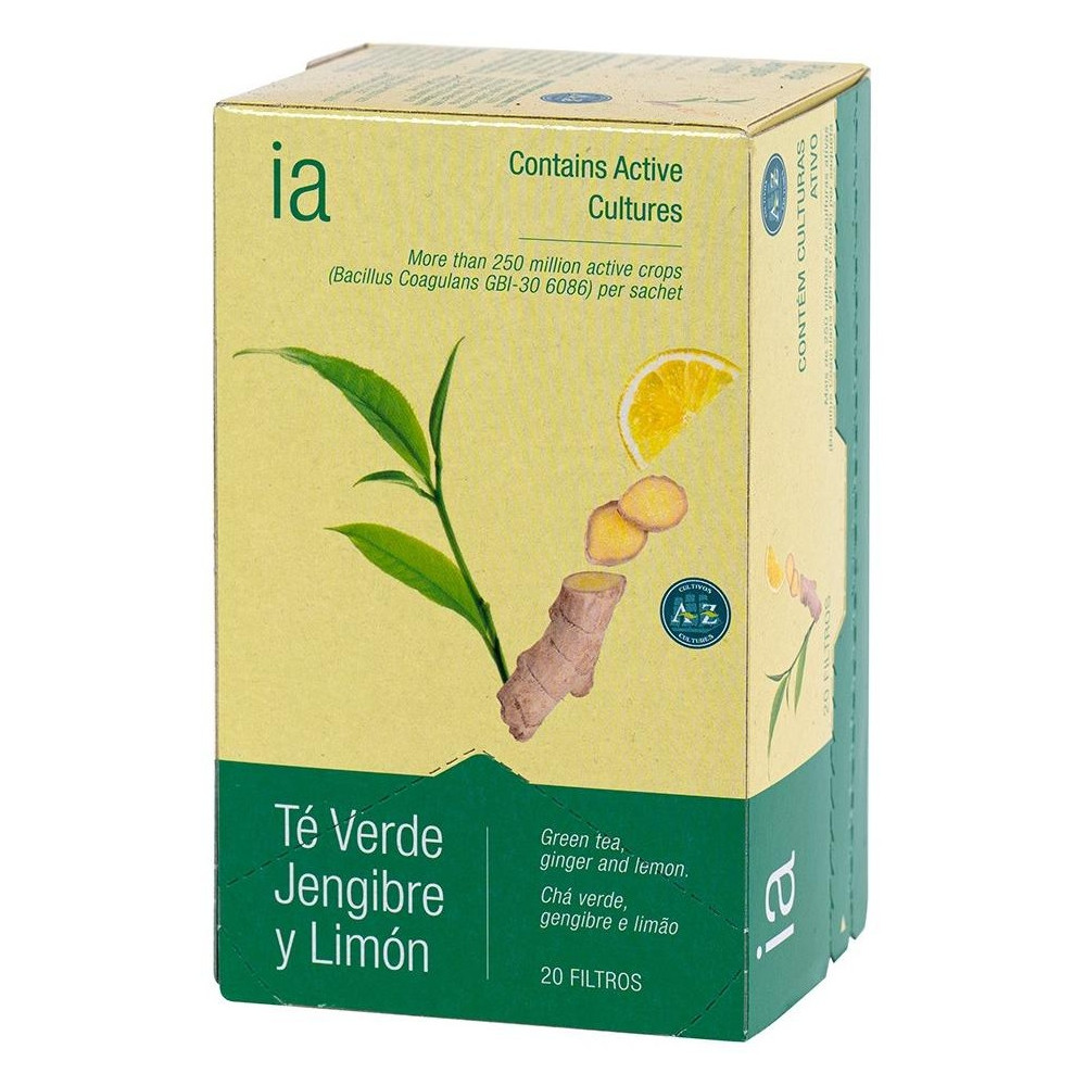 Interapothek Té Verde Con Jengibre Infusión 20 Unidades
