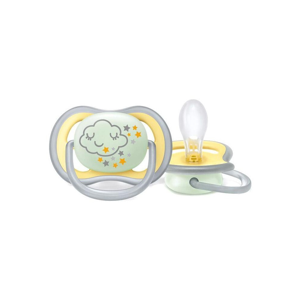 Philips Avent Chupete Nocturno +18Meses Neutro 2Uds