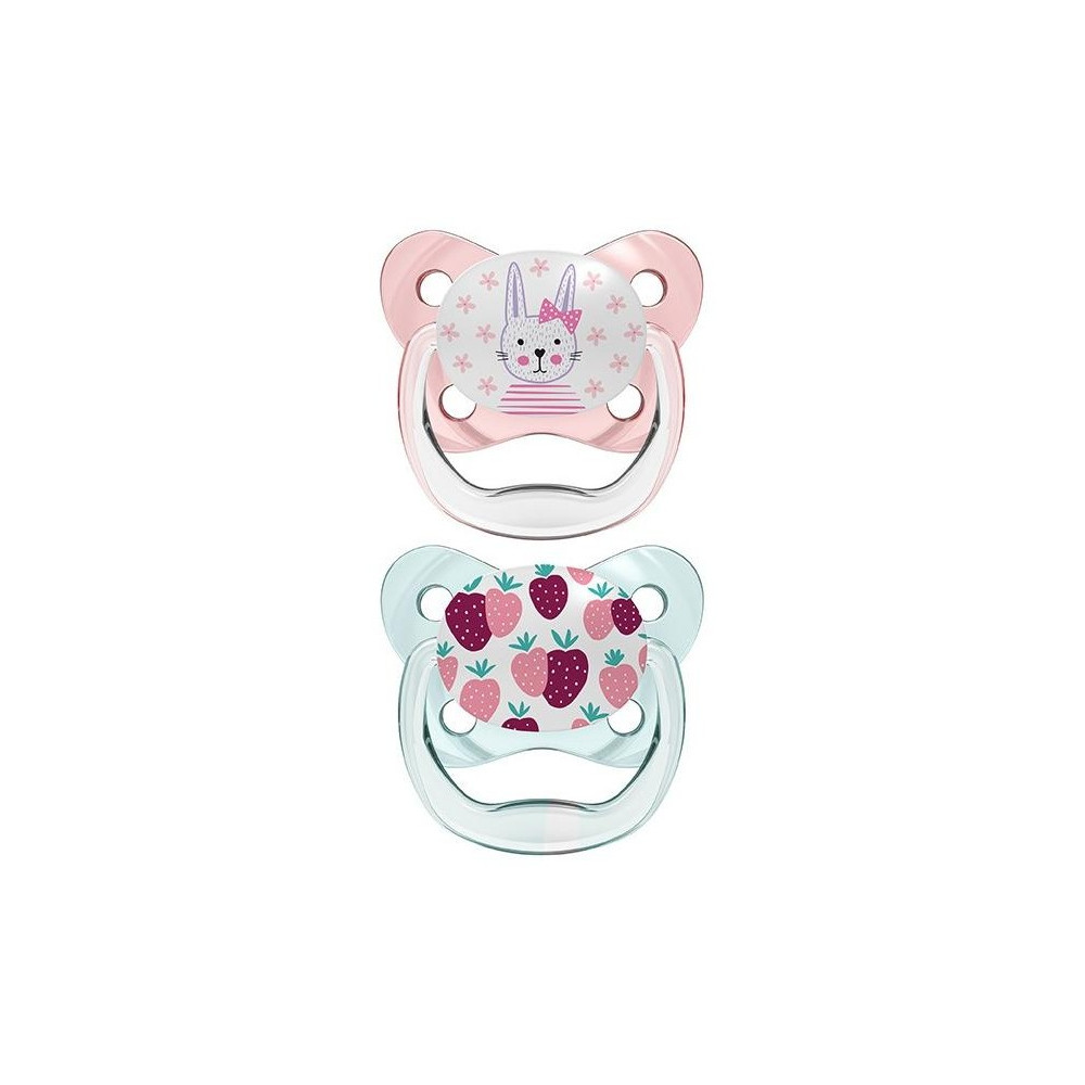 Dr Brown'S Chupete Prevent Mariposa 0 A 6 Meses Rosa 2Uds