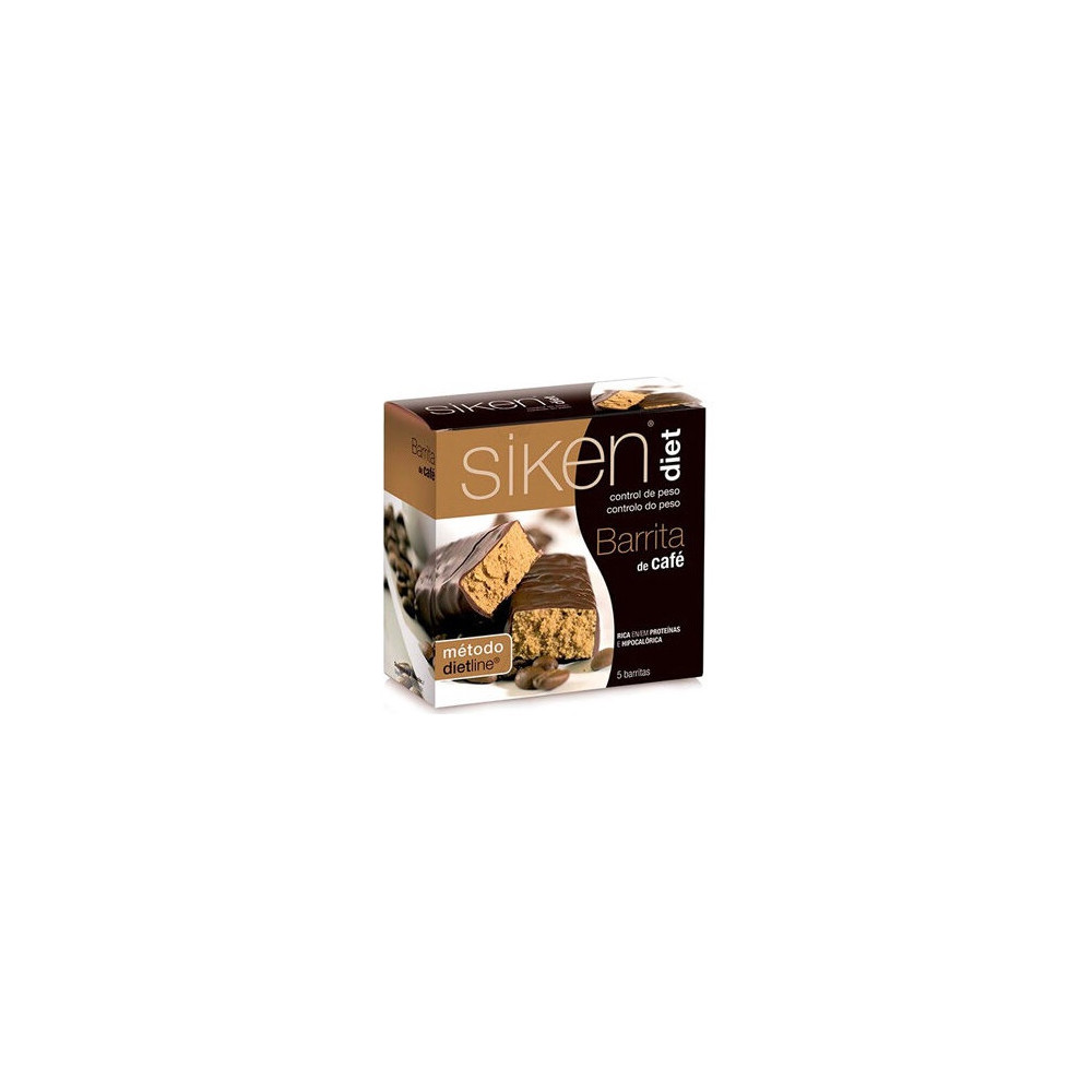Siken Diet Barrita Sabor Café 5Uds