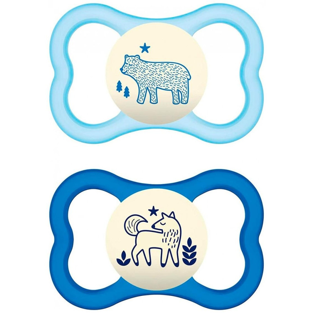Mam Baby Chupete Air 6+ Azul Silicona