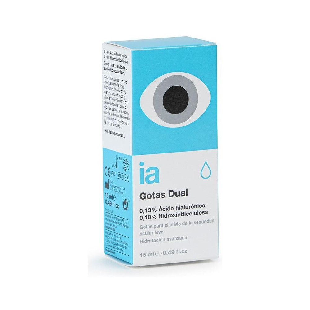 Interapothek Gotas Oftalmicas Con Doble Humectación 15Ml