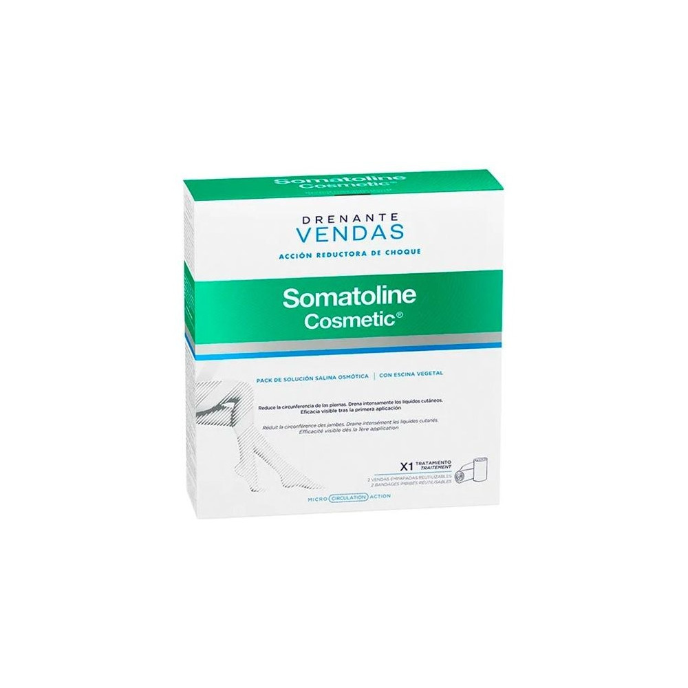 Drenante Vendas Kit Completo Acción Reductora Choque 1 U