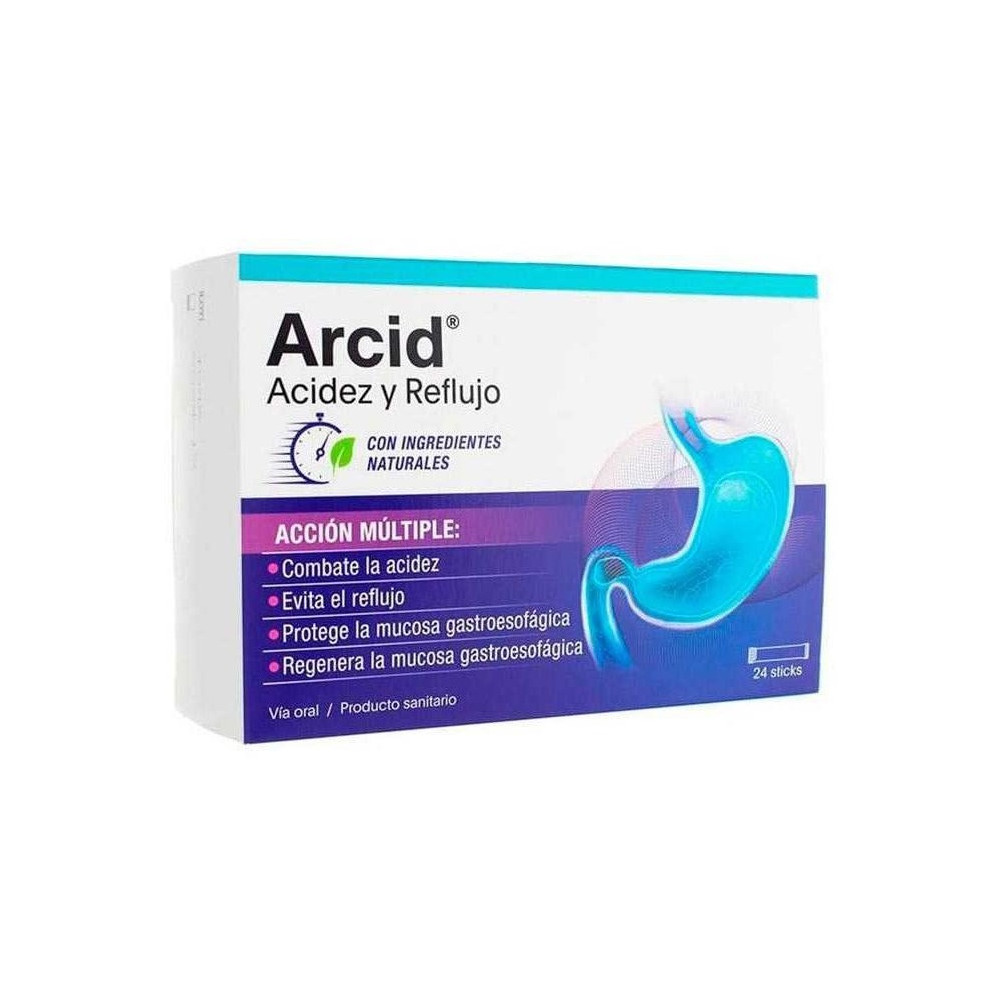 Arcid Acidez Y Reflujo 24 Sticks
