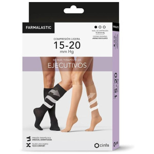 Farmalastic Calcetín Ejecutivo Compresión Ligera Ts Mujer Color Camel 1 Par