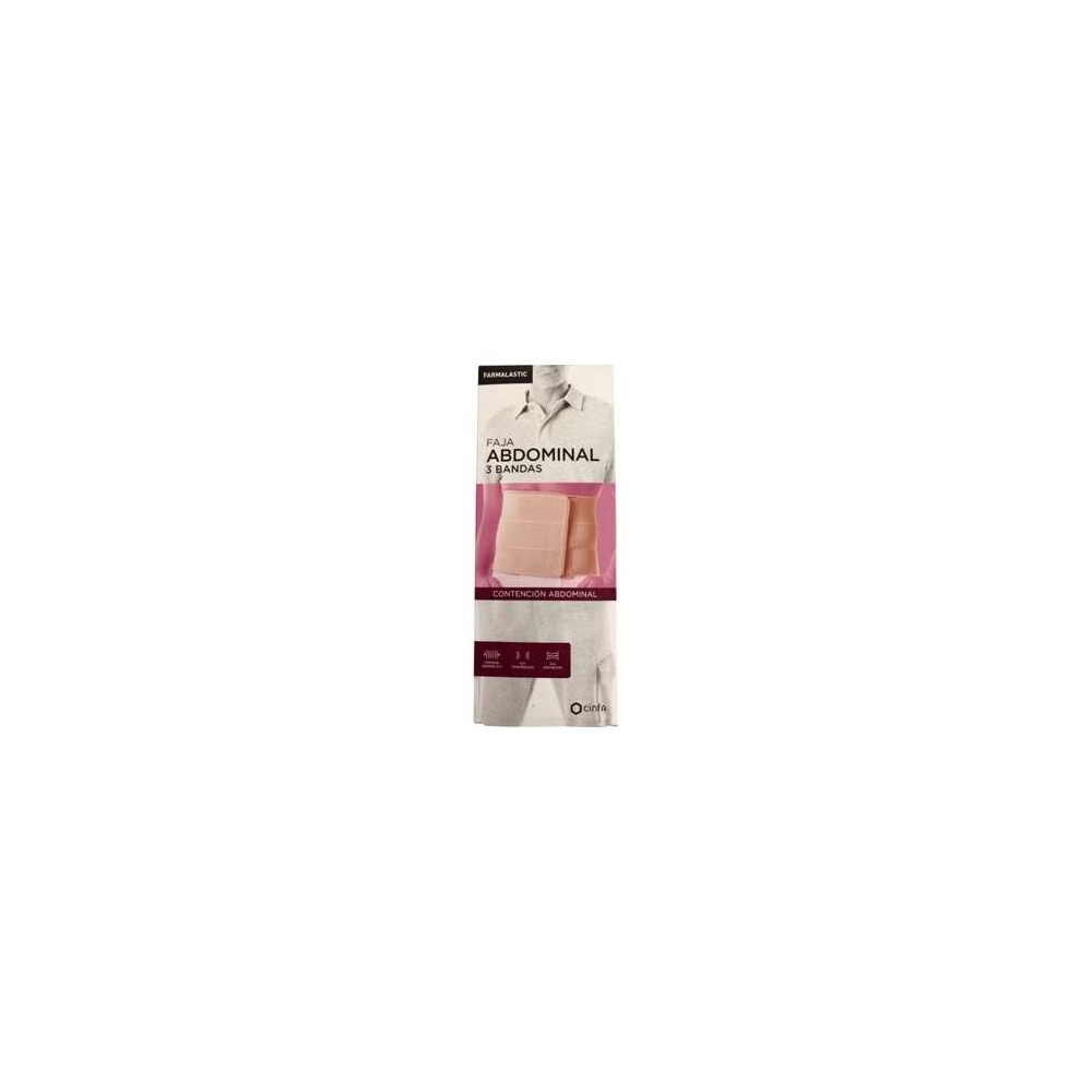Farmalastic Faja Abdominal 3 Bandas Talla Pequeña 1Ud