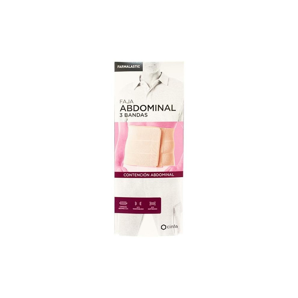 Farmalastic Faja Abdominal Grande 3 Bandas 1Ud