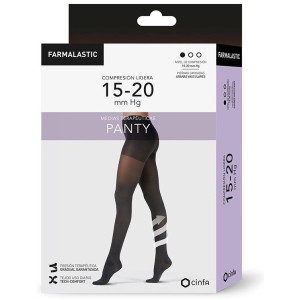 Farmalastic Panty Compresión Ligera Negro Talla S 1Ud