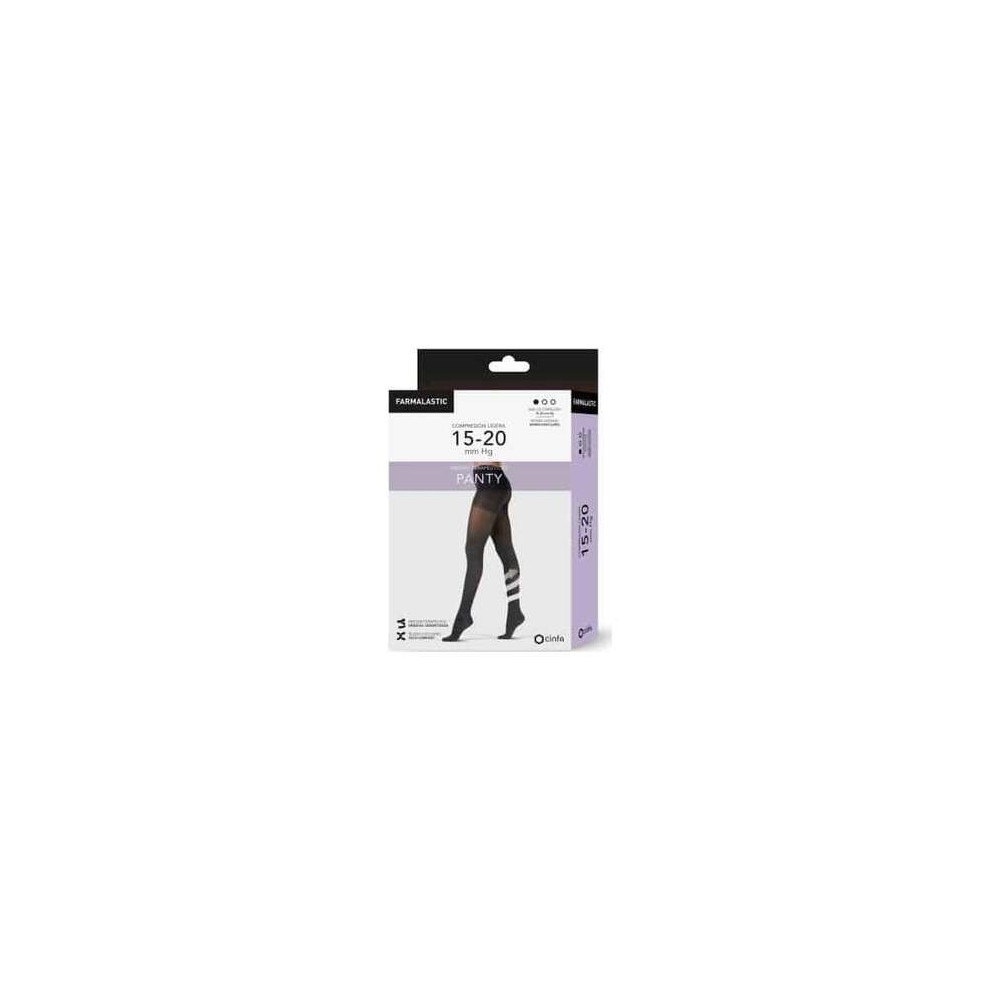 Farmalastic Pantimedia 15 20Mm Negro Txl 1Ud