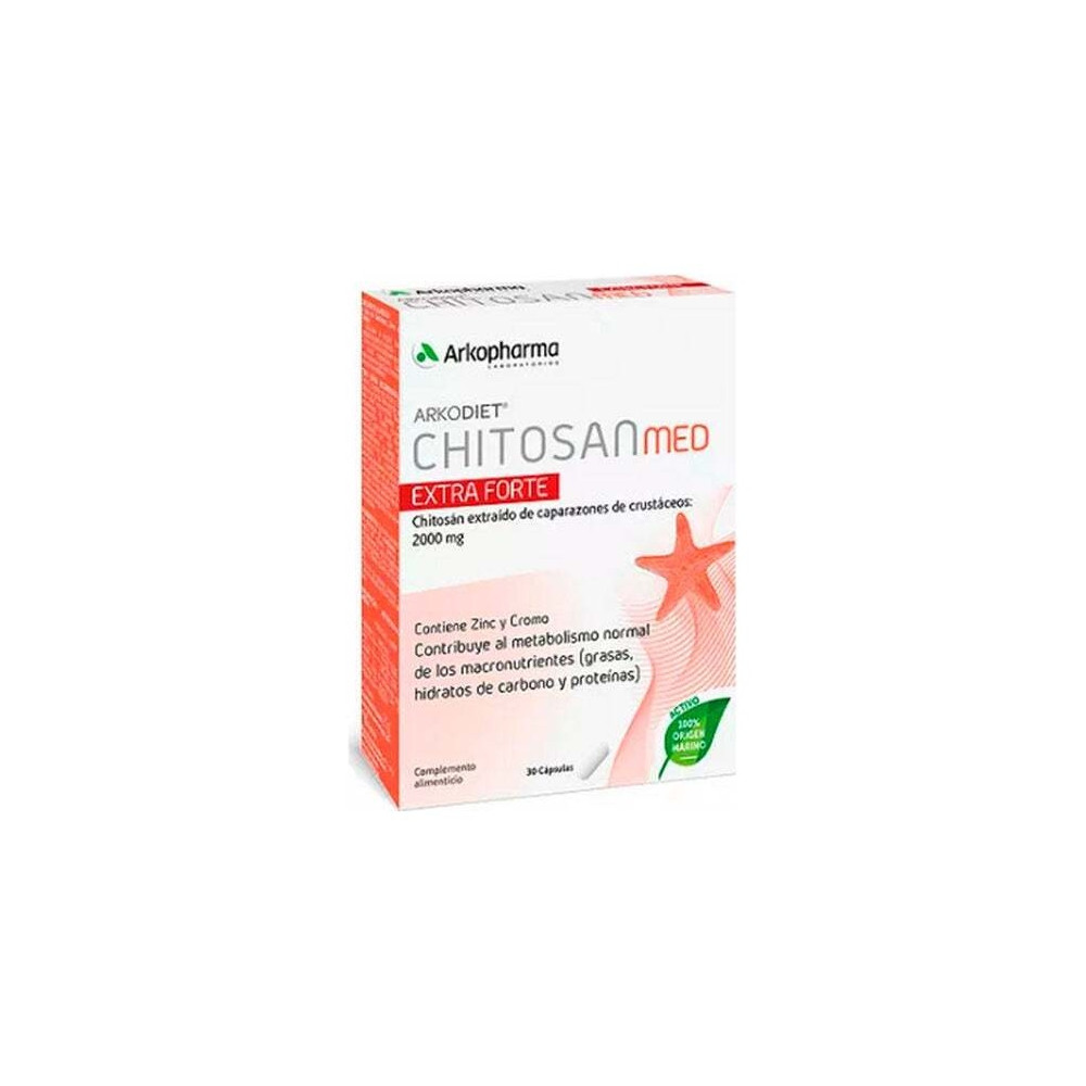 Arkopharma Arkodiet Chitosan Extra Forte + Cromo, 30 Cápsulas