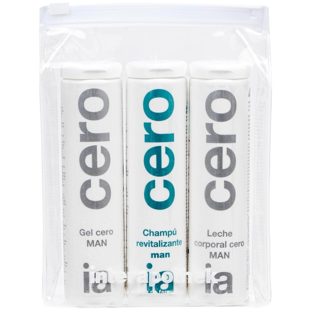 Interapothek Neceser De Viaje Hombre Gel + Champú + Leche Hidratante